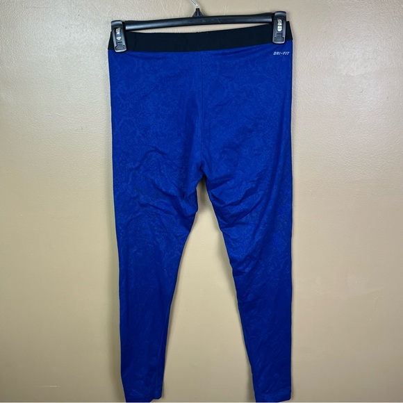 Nike Pro Blue Leggings Size Large - Picture 8 of 12